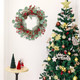 U'Artlines 20 Inch Christmas Wreaths for Front Door, Winter Holiday Wreaths with Red Berry Pine Cones Eucalyptus Leaves for Door Window Indoor Outdoor Decor (Include Xmas Wreath Storage Bag)