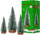 Christmas Tree, 3 Sizes, Artificial Christmas Tree with Wooden Base, Mini Christmas Tree for Christmas Tree Decoration, Table Decoration, Shop Window (10/15/20 cm)