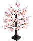 Uieke 24IN Lighted Cherry Blossom Tree 24 Warm White LED Tabletop Artifical Bonsai Tree with Timer Battery Operated for Wedding Party Spring Christmas Home Indoor Japanese Room Decor