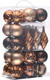 Valery Madelyn Christmas Tree Decorations Set, 40ct Bronze Copper and Gold Shatterproof Christmas Ball Ornaments Bulk, Luxury Hanging Ornaments for Christmas Trees Xmas Holiday Decor
