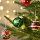 Valery Madelyn Christmas Ornaments Set, 30ct Elf Red Green White Shatterproof Christmas Tree Decorations Set, 2.36 Inch Decorative Hanging Ball Ornaments Bulk for Xmas Holiday Party Indoor Decor