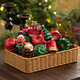 Valery Madelyn Christmas Tree Decorations Set, 80ct Red Green and Gold Shatterproof Christmas Ball Ornaments Bulk, Traditional Country Hanging Ornaments for Christmas Trees Xmas Holiday Decor