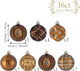 Valery Madelyn Fall Ornaments for Christmas Trees, 16ct Bronze Copper Brown Gold Shatterproof Fall Christmas Tree Decorations, 2.36 Inches Luxury Hanging Ball Ornaments for Thanksgiving Autumn Harvest Valery Madelyn Fall Ornaments for Christmas Trees, 16ct Bronze Copper Brown Gold Shatterproof Fall Christmas Tree Decorations, 2.36 Inches Luxury Hanging Ball Ornaments for Thanksgiving Autumn Harvest