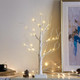 Vanthylit Lighted Birch Tree Battery Powered Tabletop Tree Decorations for Home Mantle Party Christmas Decorations (22 Inch)