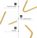 Star Wire Wreath Form Iron Metal Star Wreath Frame Pentagram Shaped Macrame Making Rings for Christmas Thanksgiving Holiday Year Decor Golden 25cm4mm Star Wire Wreath Form Iron Metal Star Wreath Frame Pentagram Shaped Macrame Making Rings for Christmas Thanksgiving Holiday Year Decor Golden 25cm4mm