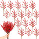 20 Pieces Christmas Artificial Berry Stems for Christmas Tree Decoration 18 Inch Fake Red Berry Picks Twigs Xmas Holly Berry Branches for Crafts Wreath DIY Garland Christmas Home Ornaments Decor
