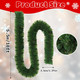 Christmas Garland, 54 Ft Garland for Christmas Decorations, 3 Strands Artificial Pine Garland Soft Greenery Garland for Holiday Wedding Party,Outdoor/Indoor Use