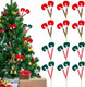 Wettarn 12 Pcs Christmas Elf Legs Picks Elf Feet Tree Ornaments with Fixed Wire Felt Striped Elf Feet Christmas Tree Decoration White Red Green Elf Feet Tree Pick for Party Xmas Holiday Decorations