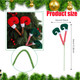 Wettarn 12 Pcs Christmas Elf Legs Picks Elf Feet Tree Ornaments with Fixed Wire Felt Striped Elf Feet Christmas Tree Decoration White Red Green Elf Feet Tree Pick for Party Xmas Holiday Decorations