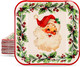 Whaline Christmas Paper Square Plates 40 Pieces Vintage Santa Claus Xmas Wreath Party Disposable Tableware Holiday Supplies for Home Kitchen Table Decor, 9 Inch Whaline Christmas Paper Square Plates 40 Pieces Vintage Santa Claus Xmas Wreath Party Disposable Tableware Holiday Supplies for Home Kitchen Table Decor, 9 Inch