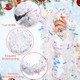 32.8 ft x 4 Inches Christmas Garland Christmas Tinsel Garland Xmas Metallic Twist Garland Glitter Tree Garland Hanging Decorations for Christmas Tree Wreath Wedding Party Decorations (Snowflake Style) 32.8 ft x 4 Inches Christmas Garland Christmas Tinsel Garland Xmas Metallic Twist Garland Glitter Tree Garland Hanging Decorations for Christmas Tree Wreath Wedding Party Decorations (Snowflake Style)
