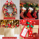 Christmas Bow with Bells for Crafts Christmas Mini Bowknot Ornament Craft Present Bow Christmas Tree Wreaths Hanging Decor (100 Pieces)