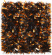 WILLBOND Halloween Twist Garland Chunky Glittering Tinsel Garland Mixed Color Metallic Tinsel Decoration for Halloween Party Supplies (6 Pcs)