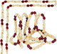 18 feet Artificial Popcorn and Cranberry Garland Strand Old Fashion Christmas Tree Garland String for Christmas Holiday Season Vintage Decoration 18 feet Artificial Popcorn and Cranberry Garland Strand Old Fashion Christmas Tree Garland String for Christmas Holiday Season Vintage Decoration