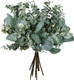 Bulk Artificial Silver Dollar Eucalyptus Leaves Picks Stems and Faux Branches for Vase Bouquets Floral Arrangement Wreath Rustic Farmhouse Greenery Decoration