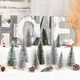 Artificial Frosted Sisal Christmas Tree, 30 Pieces Bottle Brush Trees with Wood Base DIY Crafts Mini Pine Tree for Christmas Home Table Top Decor Winter Ornament (Silver Green) Artificial Frosted Sisal Christmas Tree, 30 Pieces Bottle Brush Trees with Wood Base DIY Crafts Mini Pine Tree for Christmas Home Table Top Decor Winter Ornament (Silver Green)