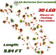 WYNK Christmas tree string lights, Christmas Garland Decoration with lights, 9.84FT 30LED Xmas Pinecone Red Berry Mushroom Lights Battery Powered Christmas Year Holiday Party Decoration Indoor WYNK Christmas tree string lights, Christmas Garland Decoration with lights, 9.84FT 30LED Xmas Pinecone Red Berry Mushroom Lights Battery Powered Christmas Year Holiday Party Decoration Indoor