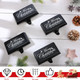 4 Pcs Christmas Stocking Holders Mantle Hanging Hooks Weighted Metal Stocking Hangers DIY Stocking Holders Holiday Fireplace Stand Hanger Holder for Xmas Party Decoration (Black)