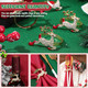 Yaomiao 24 Pcs Christmas Napkin Rings Include Christmas Tree, Christmas Crutch, Santa Claus, Christmas Wreath, Candy Canes and Other Elements for Holiday Party Dinner Table Setting Decoration Yaomiao 24 Pcs Christmas Napkin Rings Include Christmas Tree, Christmas Crutch, Santa Claus, Christmas Wreath, Candy Canes and Other Elements for Holiday Party Dinner Table Setting Decoration