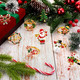 Yaomiao 24 Pcs Christmas Napkin Rings Include Christmas Tree, Christmas Crutch, Santa Claus, Christmas Wreath, Candy Canes and Other Elements for Holiday Party Dinner Table Setting Decoration Yaomiao 24 Pcs Christmas Napkin Rings Include Christmas Tree, Christmas Crutch, Santa Claus, Christmas Wreath, Candy Canes and Other Elements for Holiday Party Dinner Table Setting Decoration