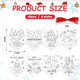 Yeaqee 40 Pcs Christmas Coloring Banner with Red Ribbon Winter Coloring Ornaments Crafts for Kids Santa Claus DIY Hanging Bunting for Xmas Tree Garland Fireplace Party Decorations Yeaqee 40 Pcs Christmas Coloring Banner with Red Ribbon Winter Coloring Ornaments Crafts for Kids Santa Claus DIY Hanging Bunting for Xmas Tree Garland Fireplace Party Decorations