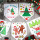 Yeaqee 40 Pcs Christmas Coloring Banner with Red Ribbon Winter Coloring Ornaments Crafts for Kids Santa Claus DIY Hanging Bunting for Xmas Tree Garland Fireplace Party Decorations Yeaqee 40 Pcs Christmas Coloring Banner with Red Ribbon Winter Coloring Ornaments Crafts for Kids Santa Claus DIY Hanging Bunting for Xmas Tree Garland Fireplace Party Decorations