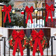 Yinkin 15'' x 44'' Extra Large Christmas Bow Bulk Ribbon Velvet Wreath Bows with Gold Edge Christmas Handmade Tree Topper Ornament for Wrapping,Xmas Outdoor Indoor Home Decor (12 Pcs)