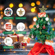 Yostyle Tabletop Mini Christmas Tree, 20 Inch Artificial Small Xmas Tree Decor with Star Tree Topper, Christmas Ball, and Wish Card for DIY Christmas Holiday Season Decorations