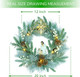 YULETIME 20" Pre-Lit Nativity Wreath, Battery Operated with 10 Fairy Lights, Holy Family Nativity Statue, Star of Bethlehem, Pine Cones, White Mistletoe, Frosted Spruce Branches (Nativity Frosted)
