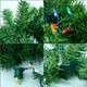 YULETIME 9 Feet Christmas Garland with 50 Count Multicolor Lights, Lighted Artificial Garland with UL Listed Plug-in LED String Lights (Multicolor)
