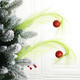 Christmas Tree Topper 17'' Red Green Curly Stems Lime Green Curly Xmas Tree Pick Elf Ornaments Stems for Christmas Tree Topper Home Office Wreath Craft Decorations (8) Christmas Tree Topper 17'' Red Green Curly Stems Lime Green Curly Xmas Tree Pick Elf Ornaments Stems for Christmas Tree Topper Home Office Wreath Craft Decorations (8)