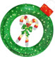 36 inch Outdoor Christmas Wreath with Lights, 8 Modes Lighted Wreath for Front Door, 120 LED Prelit Metal Wreath with Candy Cane, Lit Wreath for Yard Garden Outdoor Christmas Decor, Plug in