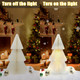 Christmas Decorations Light Up Paper Christmas Tree, Foldable Warm White Led Lighted Battery Operated 19.68" Xmas Decor for Indoor Home Decor Christmas Decorations Light Up Paper Christmas Tree, Foldable Warm White Led Lighted Battery Operated 19.68" Xmas Decor for Indoor Home Decor