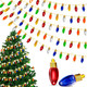 Christmas Bulb String Lights Fake Christmas Lights Bulb Garland String Lights Garland 3D Plastic Light Bulbs Fake Dollhouse Lights for Xmas Outdoor Holiday Party Decor (1 Strand) Christmas Bulb String Lights Fake Christmas Lights Bulb Garland String Lights Garland 3D Plastic Light Bulbs Fake Dollhouse Lights for Xmas Outdoor Holiday Party Decor (1 Strand)