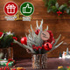 Zhehao 12'' Small Christmas Tree Artificial Mini Tabletop Christmas Tree Decorations with Red Ball Red Berry Pine Cone Greenery Wood Signs Portable Christmas Decor for Party Holiday Fireplace Zhehao 12'' Small Christmas Tree Artificial Mini Tabletop Christmas Tree Decorations with Red Ball Red Berry Pine Cone Greenery Wood Signs Portable Christmas Decor for Party Holiday Fireplace
