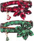 Adoggygo Christmas Dog Collar With Flower, Plaid Dog Christmas Collar With Removable Floral Adjustable Christmas Collars For Medium Dog (Medium) Adoggygo Christmas Dog Collar With Flower, Plaid Dog Christmas Collar With Removable Floral Adjustable Christmas Collars For Medium Dog (Medium)