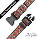 Dog Collars For Small Medium & Large Dogs Stocking Stuffer Long Lasting, Adjustable, Strong Durable Collars For Dogs, Choose From Stunning Patterns And Colors. Red Woven Dog Collar