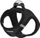 Voyager Step-In Plush Dog Harness – Soft Plush, Step In Vest Harness For Small And Medium Dogs By Best Pet Supplies - Black Plush, Xs (Chest: 13 - 14.5)