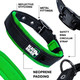 Black Rhino - The Comfort Collar Ultra Soft Neoprene Padded Dog Collar For All Breeds - Heavy Duty Adjustable Reflective Weatherproof (Small, Aqua/Grey) Black Rhino - The Comfort Collar Ultra Soft Neoprene Padded Dog Collar For All Breeds - Heavy Duty Adjustable Reflective Weatherproof (Small, Aqua/Grey)