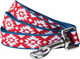 Blueberry Pet Southwestern Tribal Diamonds Dog Leash, 5 Ft X 3/4, Medium, Leashes For Dogs