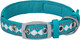 Blueberry Pet Soft & Safe 3M Reflective Jacquard Neoprene Padded Adjustable Dog Collar With Metal Buckle - Peacock, Neck 17-20.5, For Large Breed