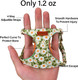 No Pull Floral Pattern Dog Harness- Lightweight And Soft Dog Harness, Adjustable Small Dog Harness And Leash Set, With Dog Leash, Suitable For Puppy Small And Medium-Sized Dog (Xs, Green Daisy)