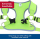 Coastal Pet Comfort Soft Reflective Wrap Adjustable Dog Harness - No-Pull Dog Harness For Small & Large Dogs - Lime - 5/8 X 16–19 Coastal Pet Comfort Soft Reflective Wrap Adjustable Dog Harness - No-Pull Dog Harness For Small & Large Dogs - Lime - 5/8 X 16–19