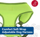 Coastal Pet Comfort Soft Wrap Adjustable Dog Harness - Comfortable Harness For Dog - Adjustable Fit - Easy Step-In Design - Breathable Fabric Mesh - Lime, 3/8 X 11-13 Coastal Pet Comfort Soft Wrap Adjustable Dog Harness - Comfortable Harness For Dog - Adjustable Fit - Easy Step-In Design - Breathable Fabric Mesh - Lime, 3/8 X 11-13