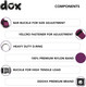 Ddoxx Nylon Step-In Dog Harness - Adjustable Chest Harness Dogs - S (Purple), Cat Uti