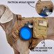 Tactical Dog Harness For Medium Large Dogs, Heavy Duty Dog Harness With Id Card, Reflective Harness For Training Easy Control Dog Vest Brown