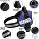 Doggie Stylz Dog Harness With Removable Patches And Reflective Trim. Dog Vest Comes With 2 Nervous Reflective Hook And Loop Patches. Measure Dogs Girth Before Purchase (Girth 24 - 31 Purple) Doggie Stylz Dog Harness With Removable Patches And Reflective Trim. Dog Vest Comes With 2 Nervous Reflective Hook And Loop Patches. Measure Dogs Girth Before Purchase (Girth 24 - 31 Purple)