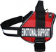 Doggie Stylz Emotional Support Dog Vest With 2 Hook And Loop Removable Emotional Support Animal Patches, Reflective Lightweight Cool Soft Adjustable K9 Harness (Girth 12”- 16 Red) Doggie Stylz Emotional Support Dog Vest With 2 Hook And Loop Removable Emotional Support Animal Patches, Reflective Lightweight Cool Soft Adjustable K9 Harness (Girth 12”- 16 Red)