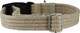 Cotton Web Adjustable Dog Collar With Locking Device 4 Sizes Beige (Medium: Neck: 14-19 Width: 3/4)