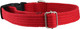 Cotton Web Adjustable Dog Collar With Locking Device 4 Sizes Red (Medium: Neck: 14-19 Width: 3/4)